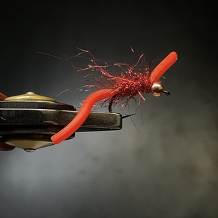 Y288北京飞钓路亚曼巴蠕虫克胶体飞蝇钩鳟鱼鲈鱼饵黑坑飞钓嘟噜