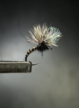 Y119北京路亚飞蝇钩浮水干式格里菲斯微物马口溪哥宽鳍鱲桃套装