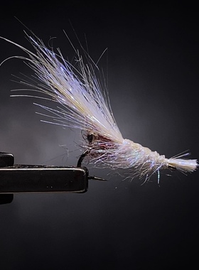 Y232北京飞钓飞蝇钩路亚饵冰丝钓翘嘴青稍冰丝虾亮丝虾仿生饵