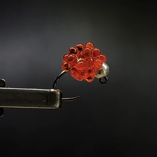 Y360北京路亚飞蝇钩uv鱼卵飞蛋沉水飞钓鳟鱼饵昆虫仿生高压钓场