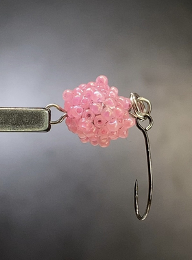 Y277北京路亚鱼卵卵群鳟鱼饵飞钓飞蝇钩飞蛋定制鲈鱼狗鱼路亚管理