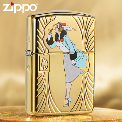 zippo打火机85周年风中女郎