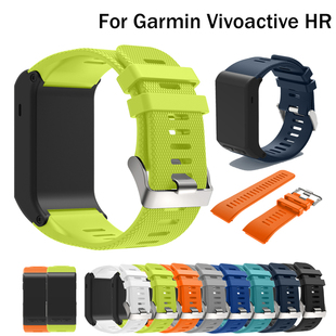 适用于佳明Vivoactive HR手表手环硅胶表带Garminvivoactive HR智能手表替换腕带表带男女配件带送螺丝刀工具