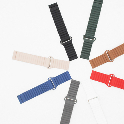 fitbit皮质磁力手表带