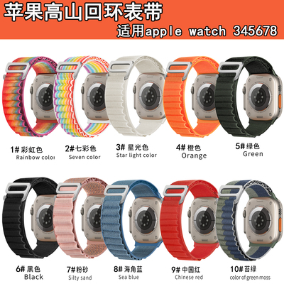 尼龙表带苹果舒适透气