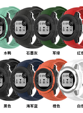 适用 佳明Garmin本能Instinct 2S智能手表带同款硅胶表带本能2s替换快拆表带腕带配件男女潮送工具