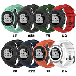 适用 佳明Garmin本能Instinct 2S智能手表带同款硅胶表带本能2s替换快拆表带腕带配件男女潮送工具