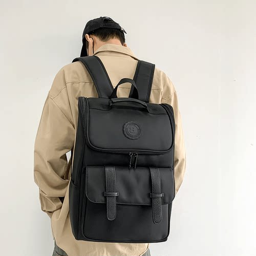 大容量男士电脑背包双肩包书包