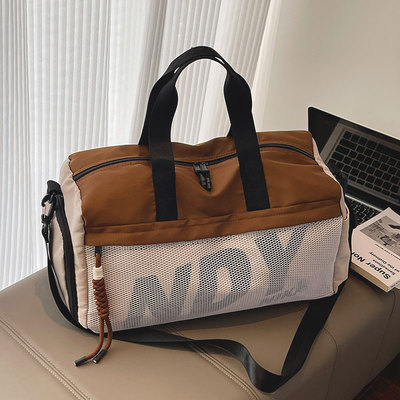 短途手提包轻便大容量收纳便携行李袋女外出旅行包运动健身背包男