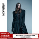 黑色圆肩燕尾下摆中长款 小众设计师款 外套女 25春装 ANNAKIKI外套