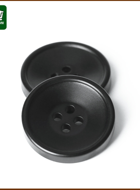 高档树脂扣高档毛呢大衣风衣扣正装男装西服西装裤子黑色钮扣扣子