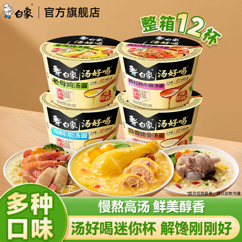白象汤好喝经典口味迷你便携杯面