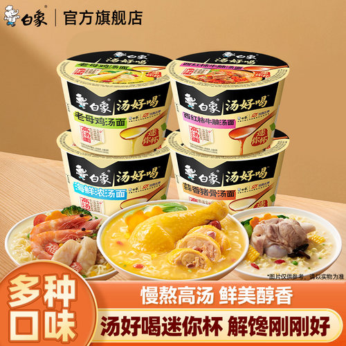 白象汤好喝经典口味迷你便携杯面