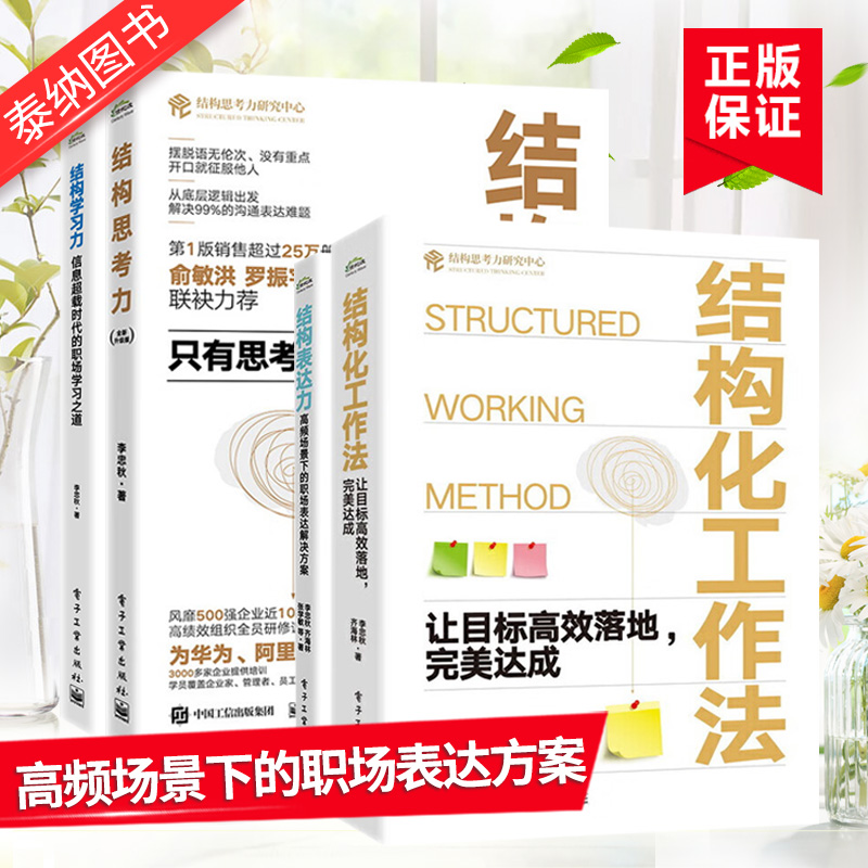 结构表达+思考+学习力工作法