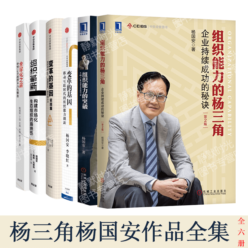 【全套5册】杨国安作品集系列丛书 组织能力的杨三角 组织革新 组织