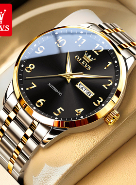 瑞士正品手表男士自动机械表2025新款欧利时防水夜光时尚男表十大