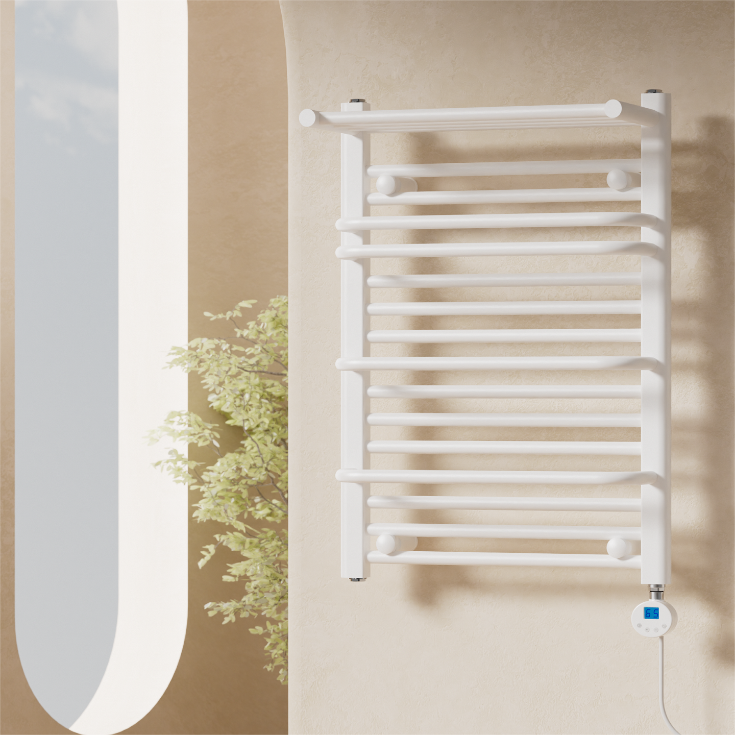 【老年人适用】按键款电热毛巾架