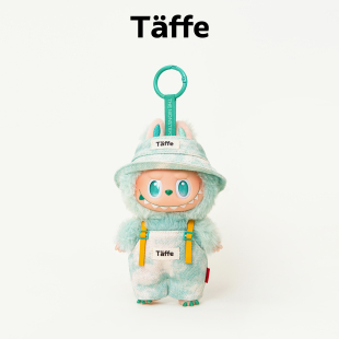 Taffe原创labubu娃衣17cm拉布布一二三代牛仔背带裤套装玩偶娃衣