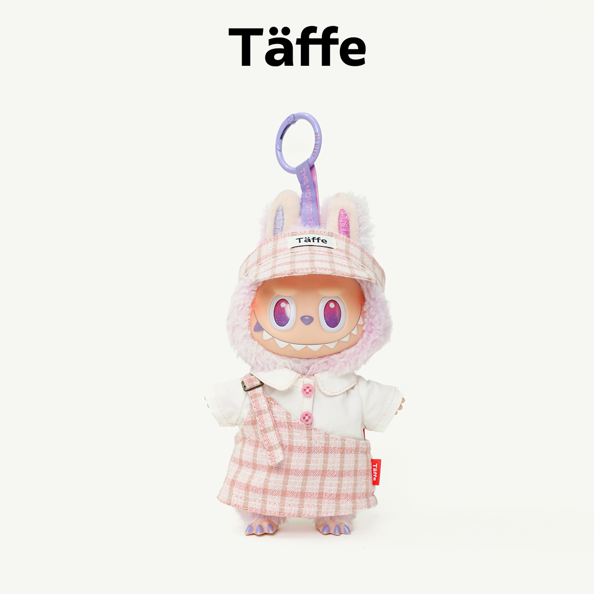 Taffe原创娃衣Labubu粉色背带裙