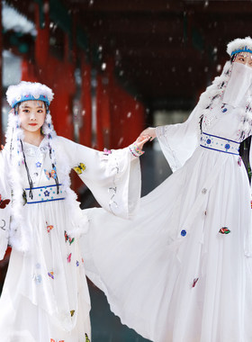 亲子古装汉服香妃格格服母女古风