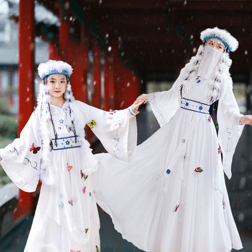 亲子古装汉服香妃格格服母女古风
