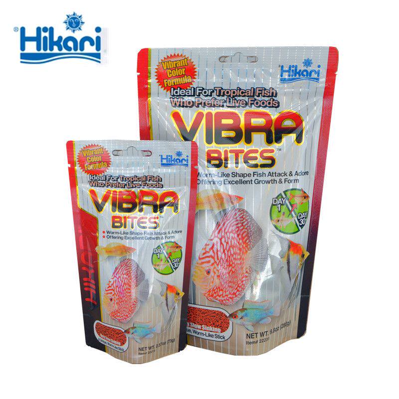 hikari高够力热带鱼小型鱼七彩神仙埃及鱼饲料增色鱼粮 73g 280g