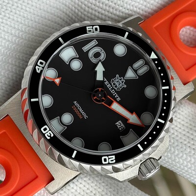 大表盘机械STEELDIVE防水夜光
