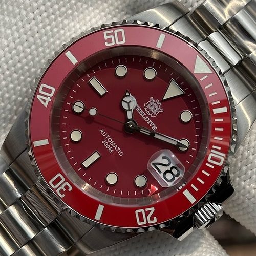 潜水男士300M防水蓝宝石陶瓷NH35