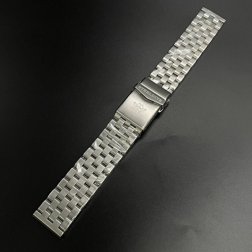 平头手表带三珠梯型316l保险扣