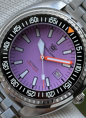 STEELDIVE专业复刻精钢1000M男潜水手表圆形夜光二战德国虎王坦克