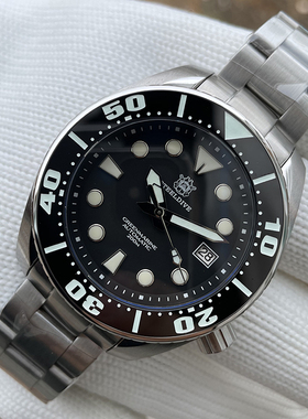定制200米潜水表小mm精钢防水机械男夜光手表SBDC033/031/057