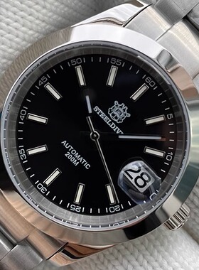 复刻经典蚝式探险家水鬼日志全自动机械夜光200M防水男士精钢手表