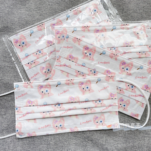 琳娜贝尔玲娜贝儿口罩雪莉玫口罩林娜上海迪士尼网红周边cos play