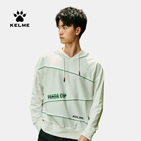 Kalmei KELME Panda Cup Series Áo len nam và nữ với mùa hè mới trùm đầu xu hướng trang phục thể thao - Thể thao lông cừu / jumper mẫu áo thu đông đẹp