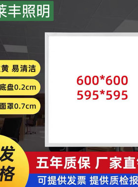 工程灯600x600led灯石膏板透镜式矿棉板集成吊顶2厘米厚度