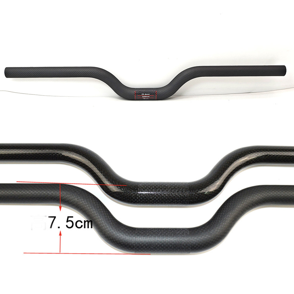 全碳纤维死飞大燕把儿童小轮折叠自行车大角度抬升车把25.4mm动作