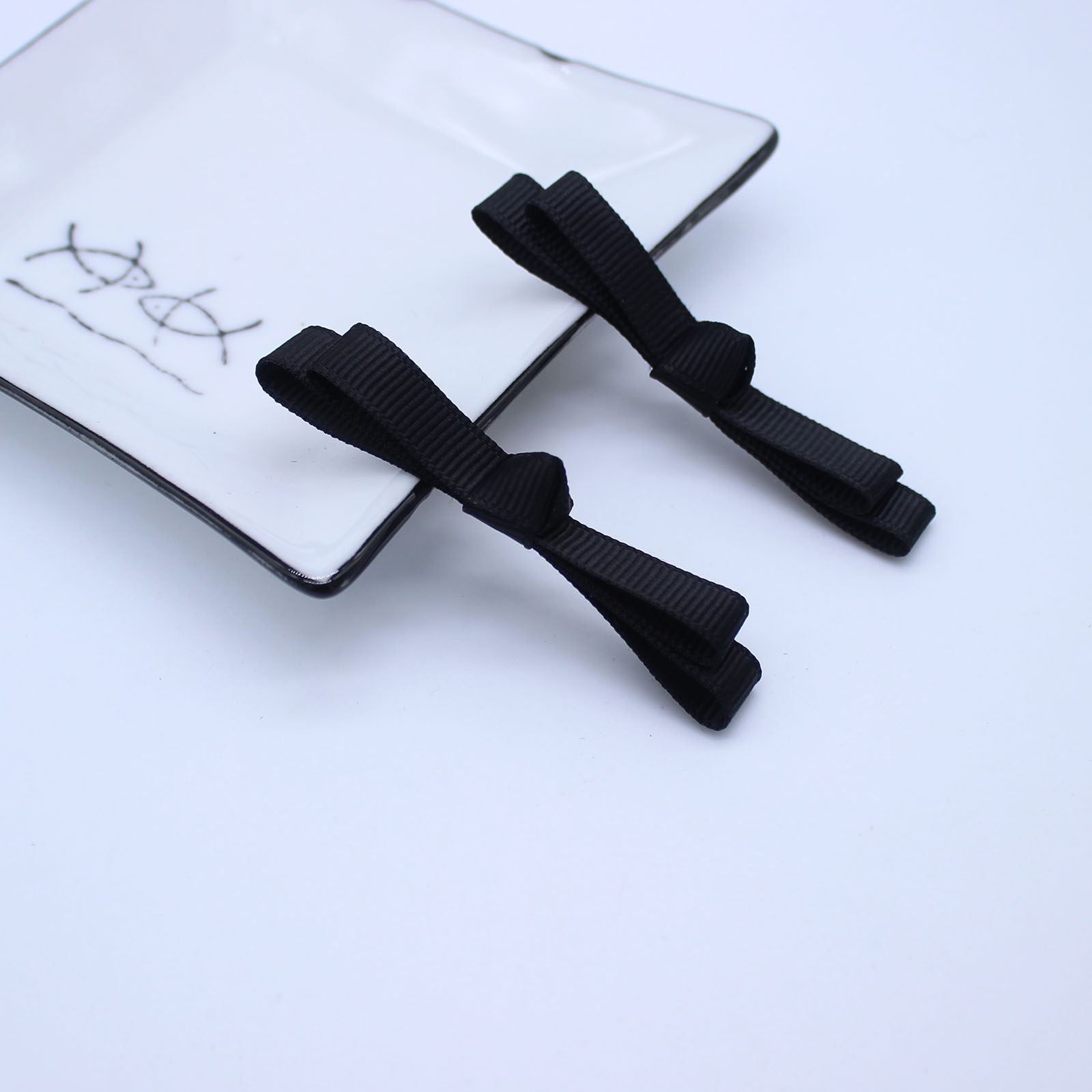 新款多巴胺糖果色蝴蝶结鞋花 尖头鞋子装饰配件配饰辅料 一饰百搭