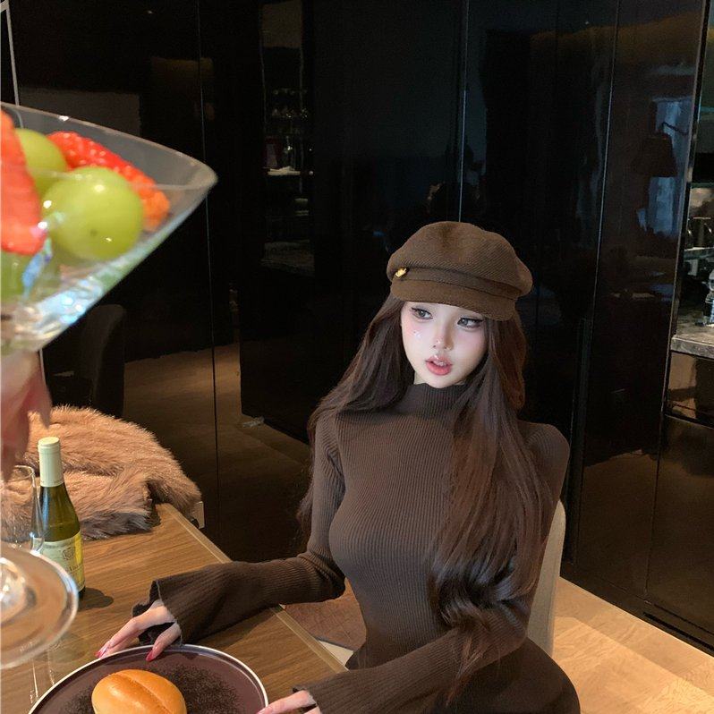 实拍 霜华映月 坎毛立领环保皮草马甲+半高领加厚针织裙,女装/女士精品,时尚套装,淘宝优惠券,粉丝福利购,淘宝优惠卷