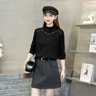 半高领加厚毛衣女秋冬季2025新款