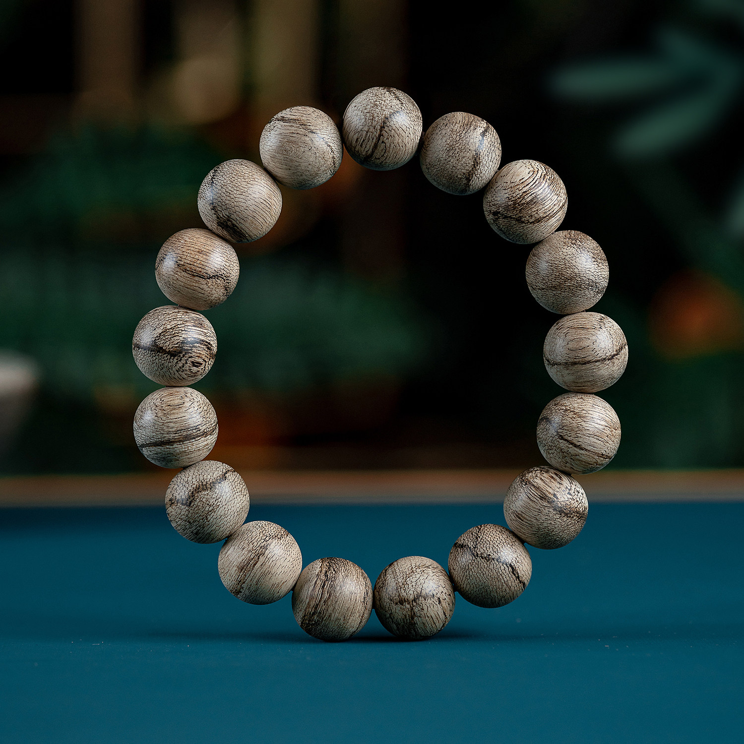 天然文莱软丝沉香手串男士保真高端文玩木质佛珠手链女单圈12mm