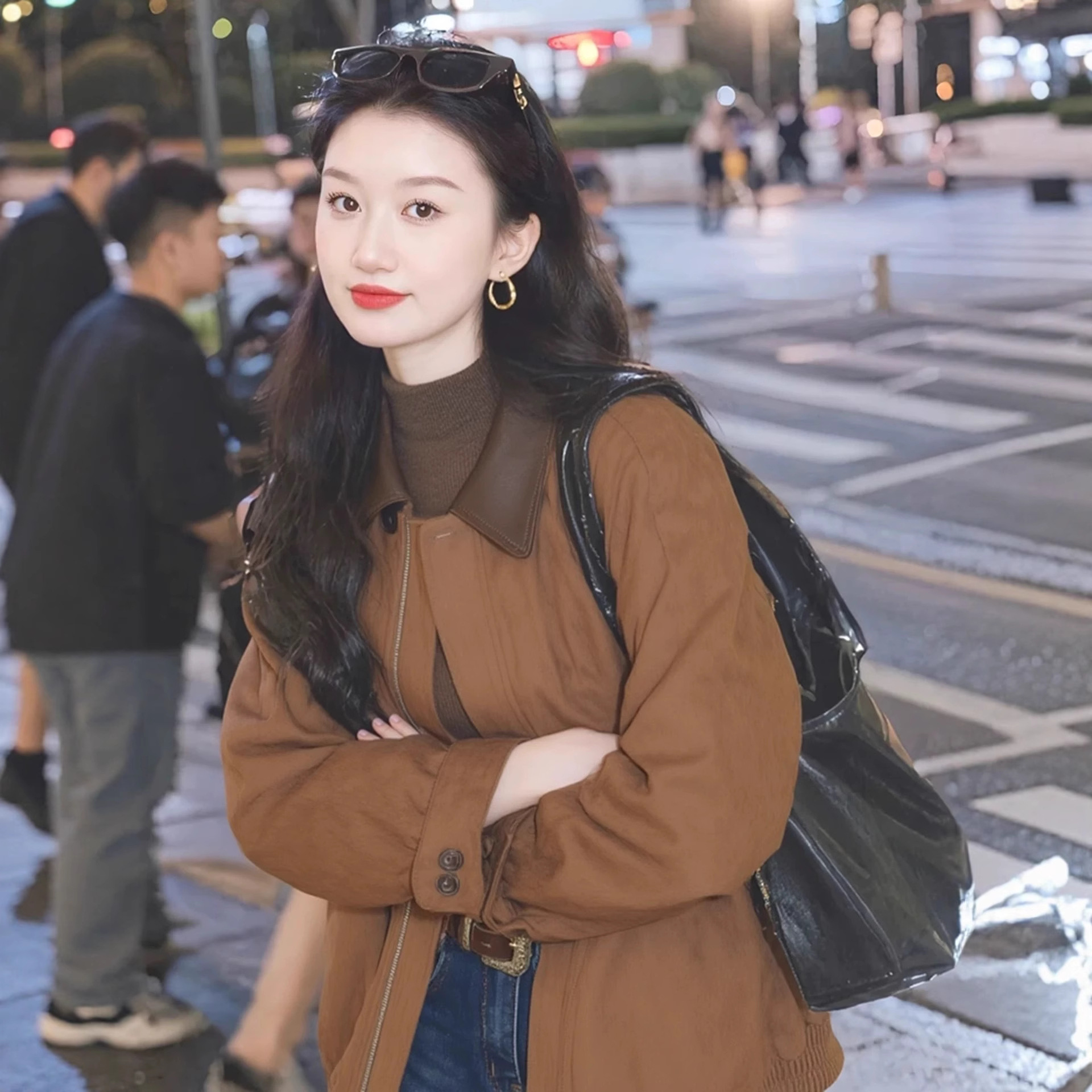 小个子香风夹克厚外套女秋冬季2025新爆款巨好看独特漂亮绝美上衣