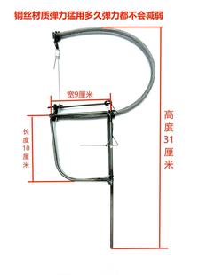钢丝弹簧老鼠夹子连续老鼠器老鼠套灭鼠神器弹簧笼强力拉力老鼠弓