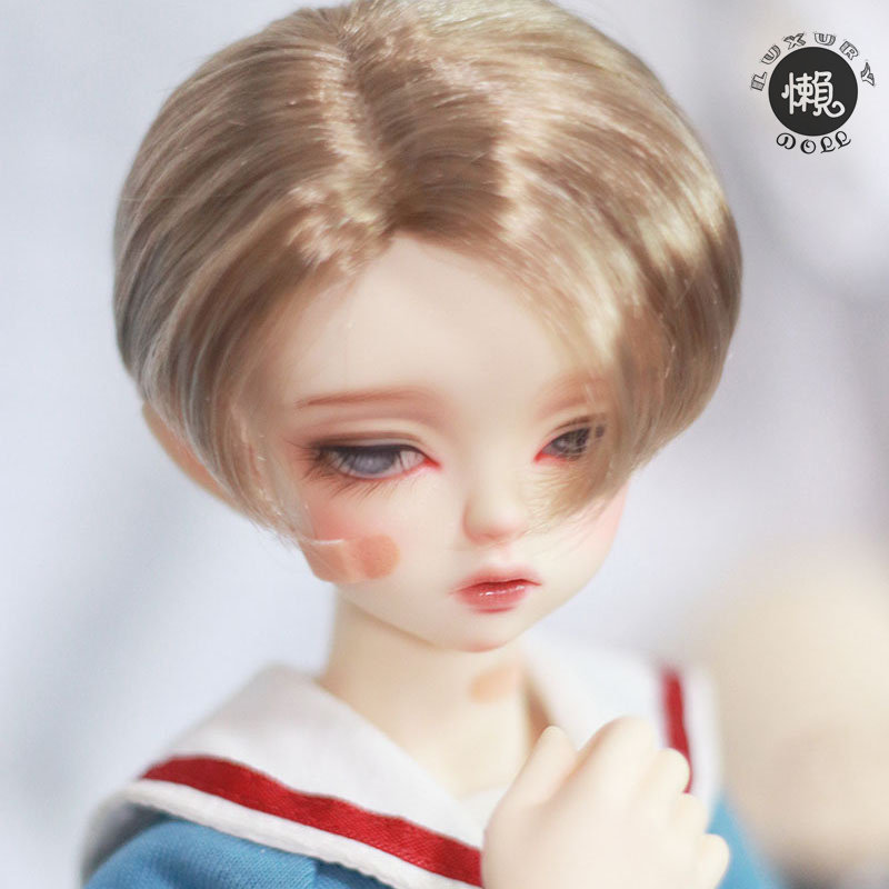 懒娃bjd人偶假发sd 346分大叔中侧分爱豆柔丝短发易撸百搭 多色