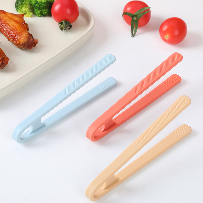 一體硅膠防滑食物夾多色可選