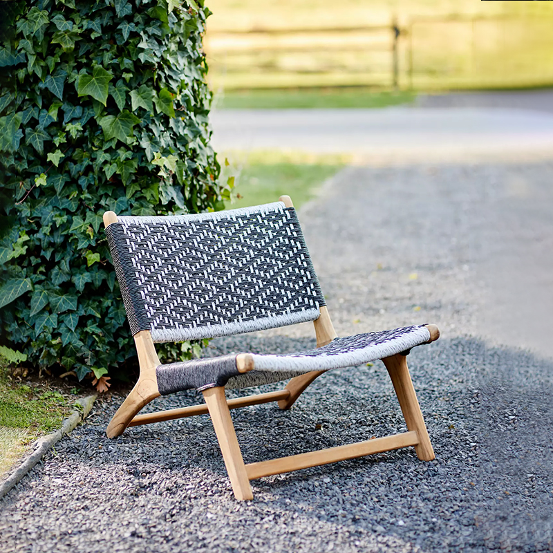 印尼柚木休闲椅设计师单人沙发椅