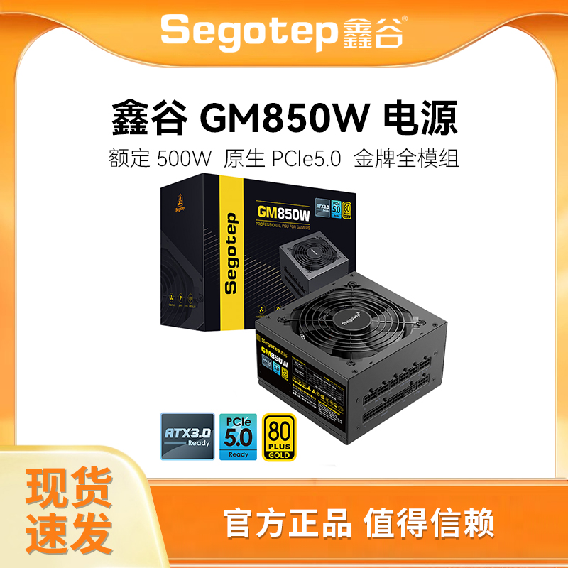 鑫谷GM850W系列电脑电源850W金牌1000W台式机箱1250W主机电源4070