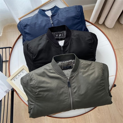 日单优品 秋冬男士经典军旅式Ma1夹棉防风飞行夹克外套 449629