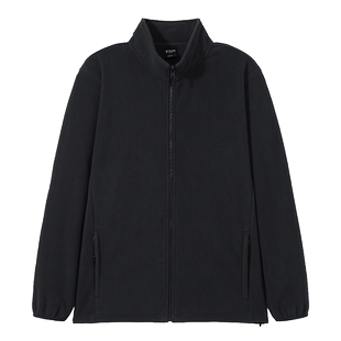 拓路者抓绒衣定制logo拉链衫男立领保暖加绒摇粒绒内胆上衣外套