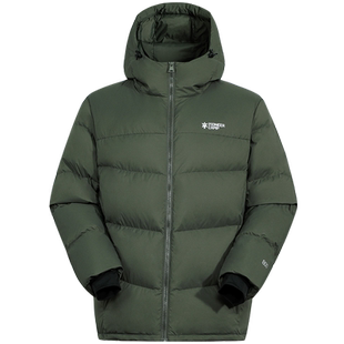 【雪豹鹅绒服】拓路者800蓬羽绒服男款石墨烯加厚户外登山服团购