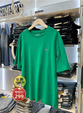 Lee男女同款情侣T恤简约设计百搭小logo夏LUT0050203RX00F-A03705